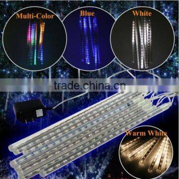 CE&RoHS approval LED snow light tube LED Meteor lights led icicle meteor light