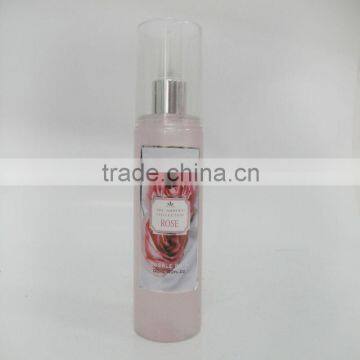 ladies body spray with rose fragrance