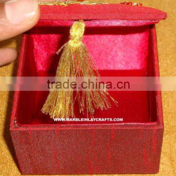 Indian Hand Embroidery Home Decorative Jewelry Box photo-3