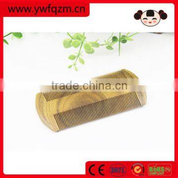 Double side wholesale wooden beard wood lice comb