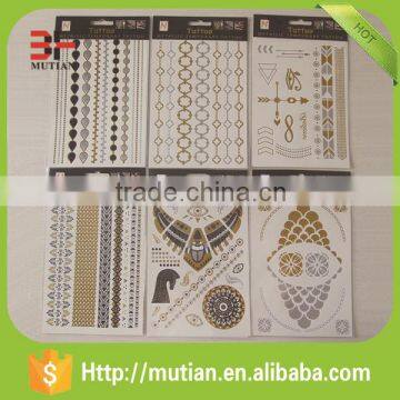 Tattoo Sticker Type and Temporary Feature Gold Foil Temporary Tattoos photo-5