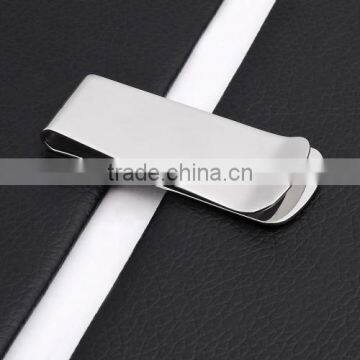 Blank Stainless Steel Promotional Money Clip(KM10008)