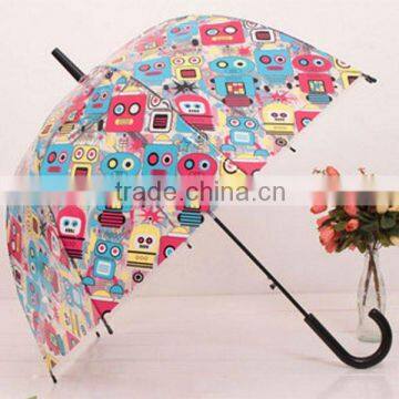27"X8K PVC Transparent Umbrella