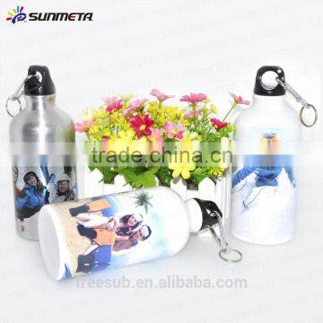 White/Silver Aluminium Water Bottle for Sublimation 600ml (LH-03)