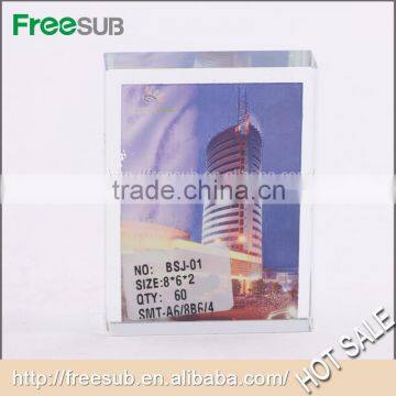 2016 Wholesale Sublimation Crystal 3D Crystal Frame photo-4