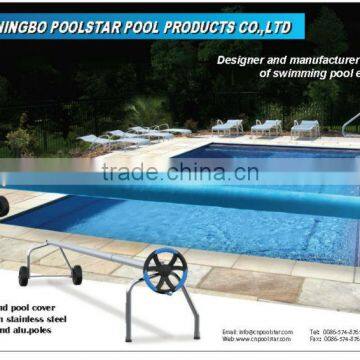 In-ground swimming pool solar reel,pool cover reel,swimming pool accessory swimming pool equipment