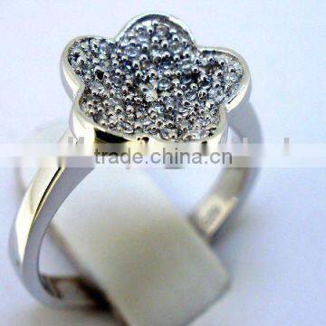 925 sterling silver ring with cz QCR120