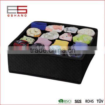 Folding Underware Fancy Makeup Fabric Storage Box Drawer