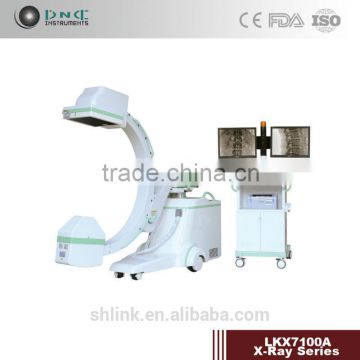 Flat panel detector Mobile c arm fluoroscopy machine LKX7100A