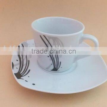 200cc simple coffee and tea set coffee set porcelain tea cup sets stock