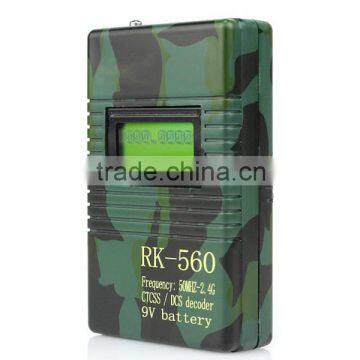 Frequency Counter RK560 CTCSS/ DCS Decoder for Walkie Talkie 50MHZ---2400MHZ