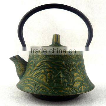 cast iron teapot