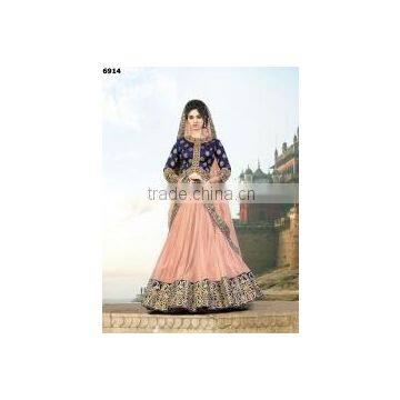 Palate Cream Lycra Net Lehenga Choli/online wedding lehenga choli shopping