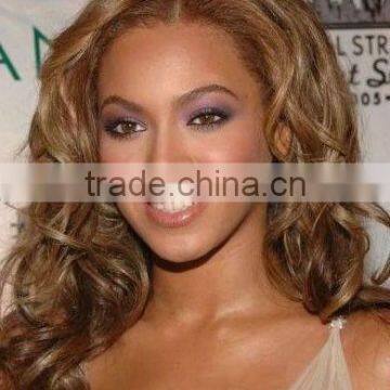 Beyonce latest Style long wavy front lace wig