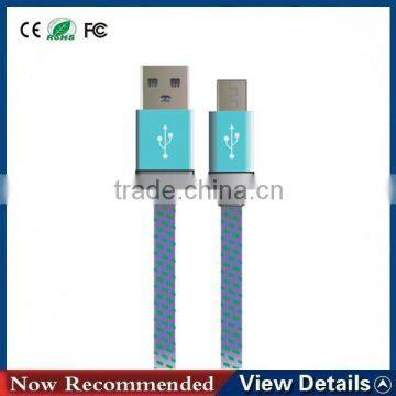 For Samsung Mobile Phone 3m Usb 2.0 Colorful Micro Data Cable Shenzhen