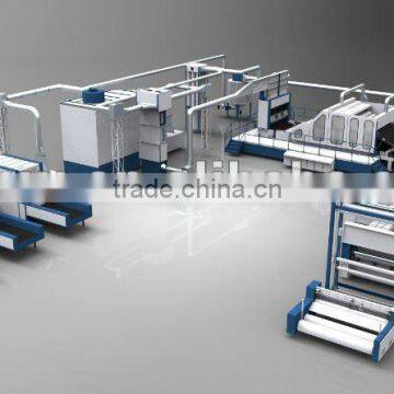 Nonwoven automobile head liner production line