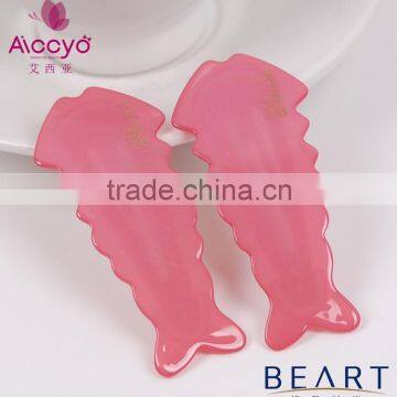 Promotional Gift Children Hair Accessories Fish Clip Kids Plastic Ornament Hair Clip photo-3