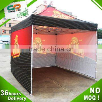 10x10 Waterproof business shelter gazebo tents with 3 piece side wall