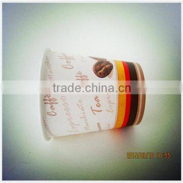 6oz/7oz coffee paper cup with pe coated for holiday