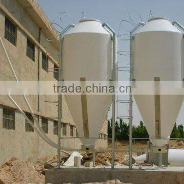 Fiberglass storage silo for pig farm