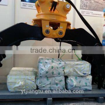 hydraulic grapple for SHANTUI excavator rotating grapple