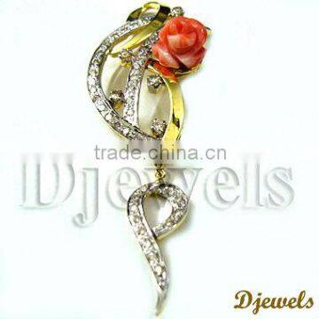 Diamond Gold Pendants, Ladies Diamond Gold Pendants, Pendant Jewelry