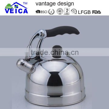 Whistling Stainless Steel Classic Tea Kettle Pot 2.5 Liter Water Kettle