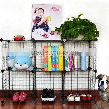 Versatile Grid Wire Modular Shelving And Storage Cubes Wire Grid Shelf FH-W0033 photo-3