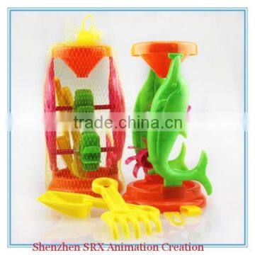 Wholesale Plastic Double Sand Wheel Beach Toy Set for Kids,mini Children Sand Beach Toy Set,colorful Sand Beach Toy Set photo-2