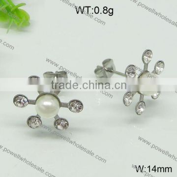 New Arrival Fashion single stone earring designs