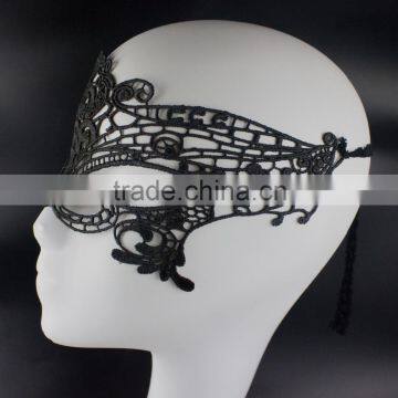 Sexy Black Cosplay Party/halloween Eye Mask, Queen Masquerade Lace Mask for Celebration