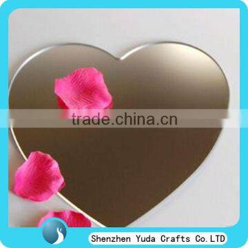 Heart Shaped Acrylic Decorative Wall Mirrors