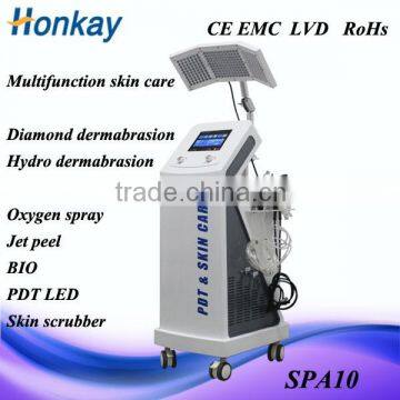 vertical Hydro dermabrasion water oxygen for skin spa machine