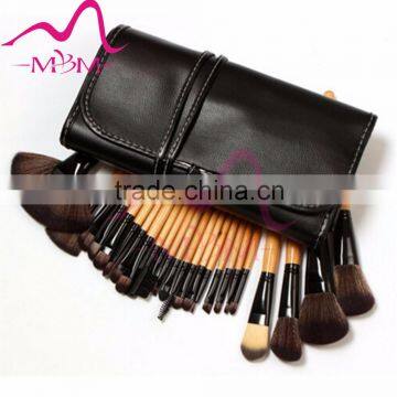 personal effect 24pcs oval cosmetic brushes for hot sale