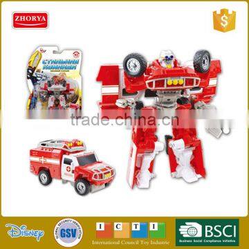 Zhorya toy deformation robot car with lighting and Russian dubbing