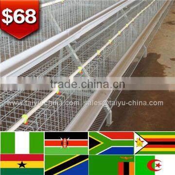Trade Assurance NO.1 A Type Frame Quality Galvanized 3 Tier Layer Hen Cage photo-5