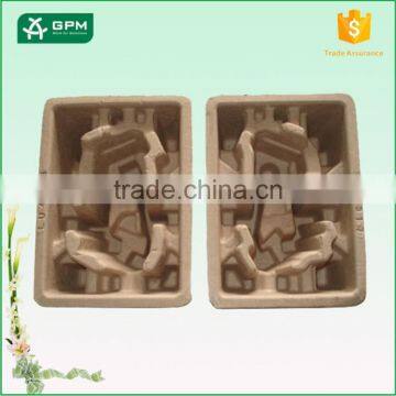 Molded Recyclable Pulp Cardboard Cosmetic Gift Set Packaging Box for Inner Packing Custom Pulp Tray for Sale photo-3