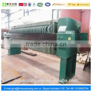 XMQ type high performance plate and frame filter press machine for sludge dewatering