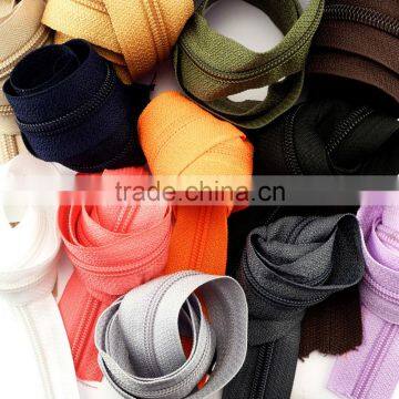 Nylon Coil Zip Zipping Zipper ,sliders Range of Colours