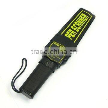 handheld rechargable human body security metal detector