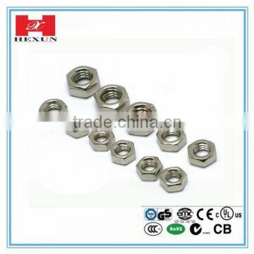 Zinc Plated Bolt Stud Hexagonal Screws Nuts