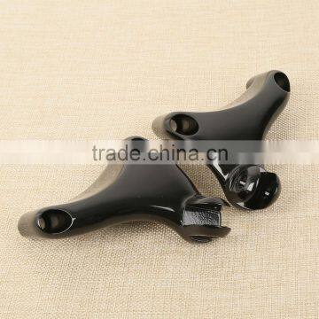 Black Passenger Peg FootPeg Mount For XL 883 1200 Sportster 04-13 10 11 photo-4