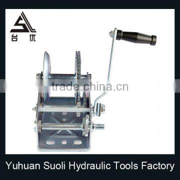 Manufacturing 1200lbs Galvanized Micro Barge Winch photo-4