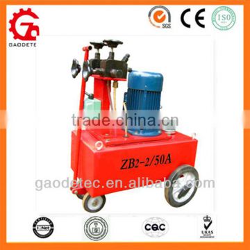 Easy Operation Concrete Prestressed Jack Anchor Post Tensioning Oil Pump