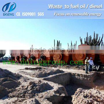 Higtest Quality tyre to oil energy recovery machine by Doinggroup