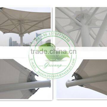 Waterproof Elegant Shape White Tarpaulin Tensile Structure photo-2