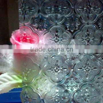 Clear Flora Patterned Glass