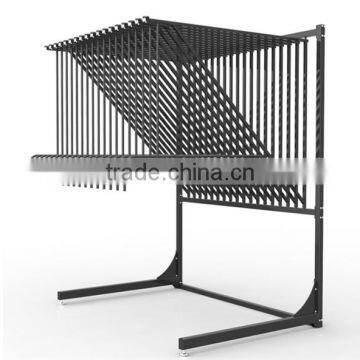 Floor Standing Metal Display Rack for Fabrics