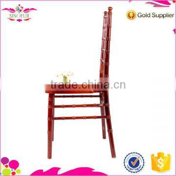 Qingdao SinoFur Classical Wholesale Solid Wood Mahogany Tiffany Chair photo-4