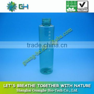 100ml environmental material biodegradable tubular transparent PLA plastic cosmetic bottle